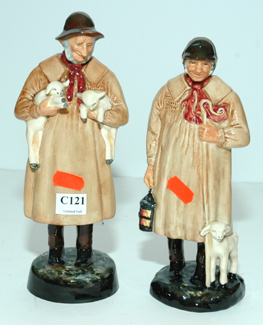 Appraisal: ROYAL DOULTON FIGURE 'LAMBING TIME'