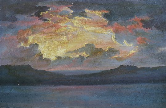 Appraisal: HAVELL Jr Robert American - Sunset Landscape OIL B ''