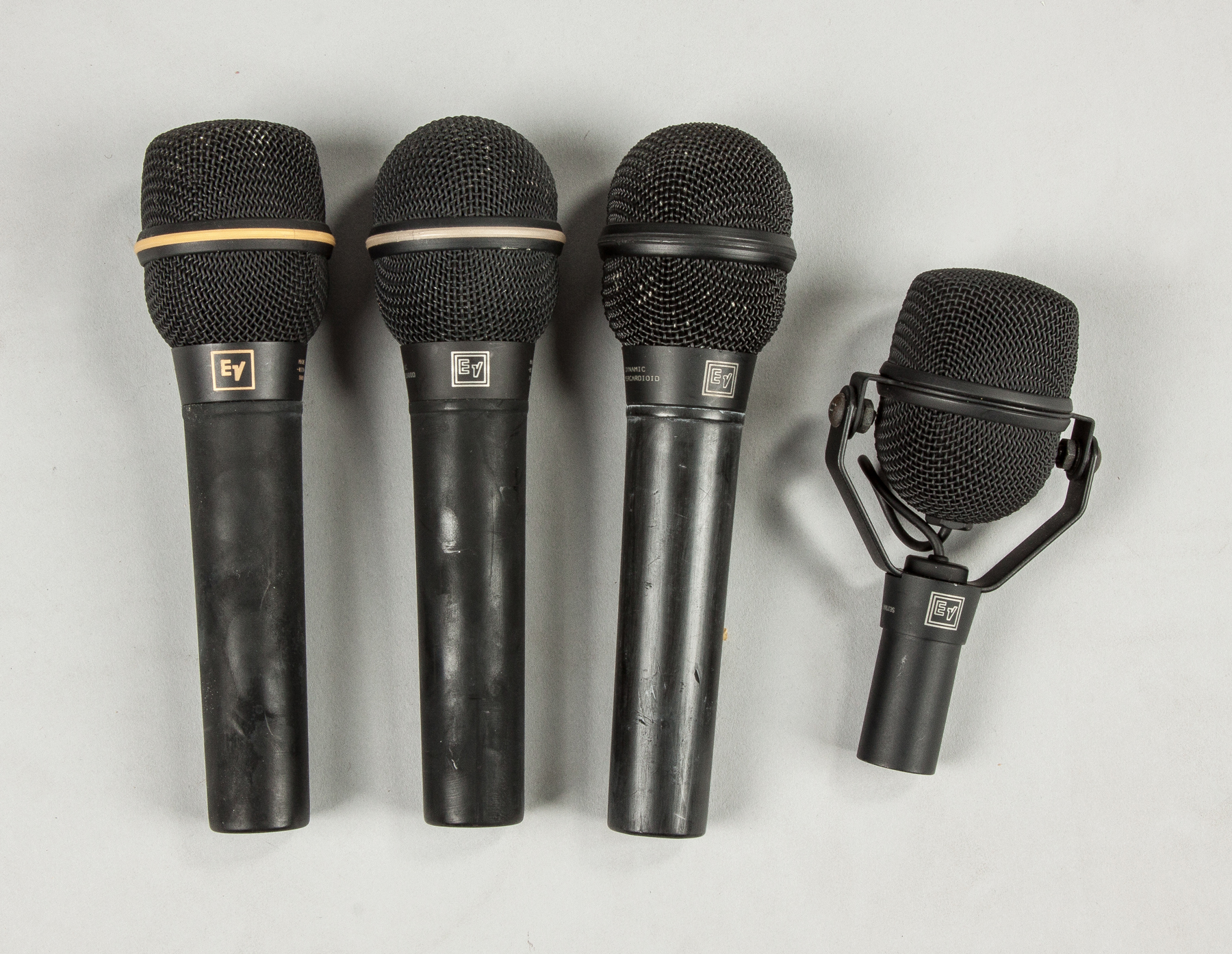 Appraisal: Four Electrovoice Microphones L to R N D B N