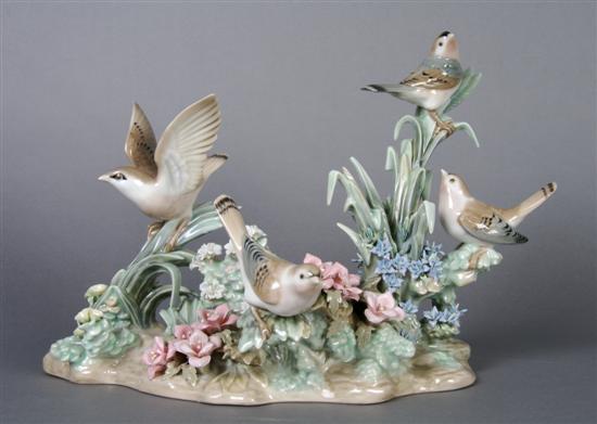 Appraisal: A Lladro Figural Group Height inches