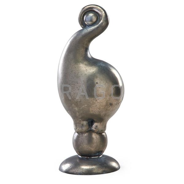 Appraisal: RUSSEL WRIGHT Hokus elephant doorstop Condition Report Some light oxidation