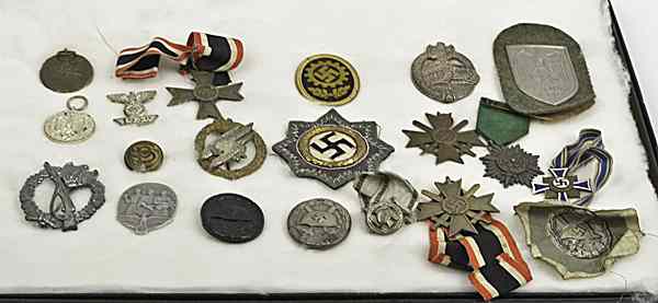 Appraisal: German WWII Assorted Medals and Awards Lot of Twenty Lot