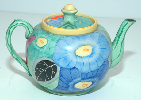 Appraisal: ART DECO H P TEAPOT