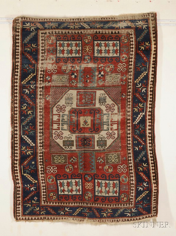 Appraisal: Karachoph Kazak Rug Southwest Caucasus last quarter th century areas