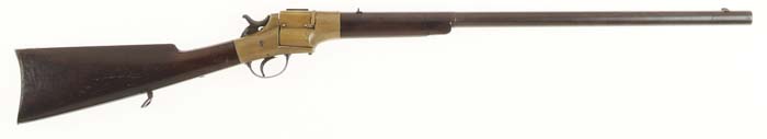 Appraisal: SCARCE WILKINSON SGL SHOT RIFLE Cal RF NSN Very unusual