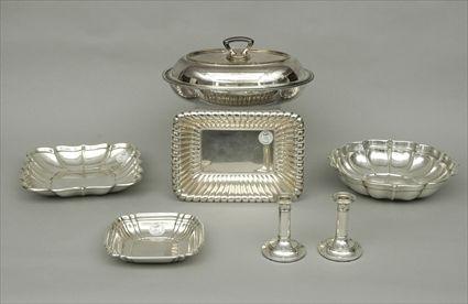 Appraisal: Misc Group of Sterling Silver and Silver-Plated Table Articles