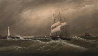 Appraisal: CLEMENT DREW American CLEMENT DREW American - Ship in a