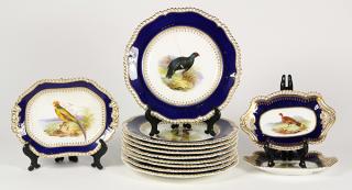 Appraisal: lot of Copeland Spode hand painted game bird partial porcelain