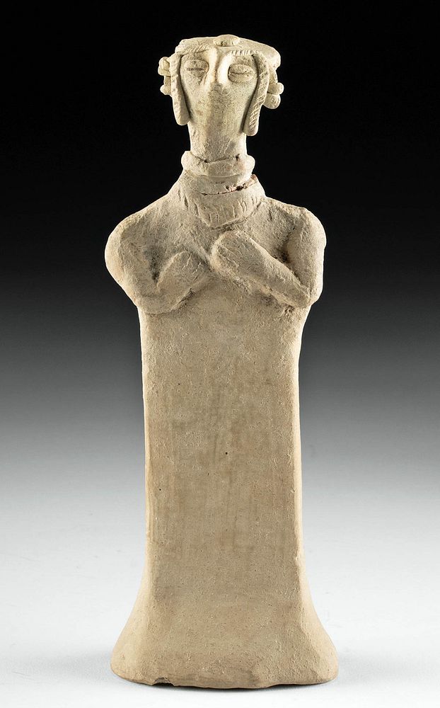 Appraisal: Fine Syro Hittite Terracotta Astarte Idol w TL Ancient Near