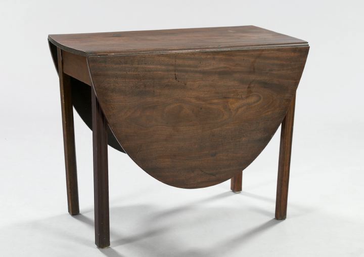 Appraisal: George III Mahogany Drop-Leaf Table in the Chippendale taste late