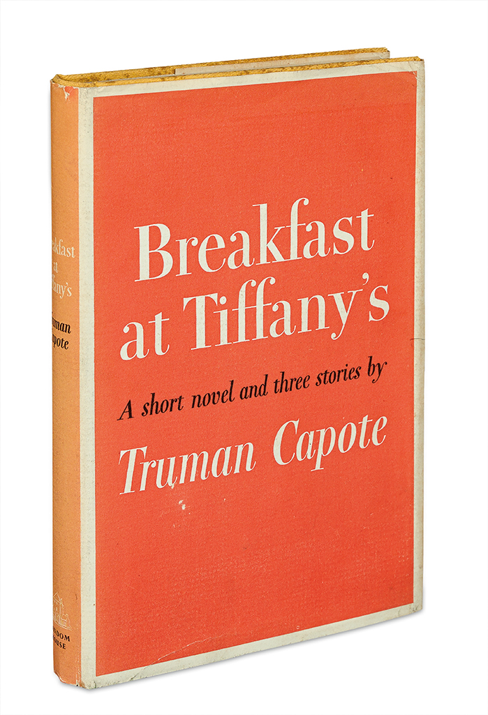 Appraisal: CAPOTE TRUMAN Breakfast at Tiffany's vo publisher's yellow cloth light