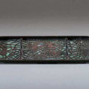 Appraisal: Tiffany Studios American Early th Century Pine Needle Pen Tray