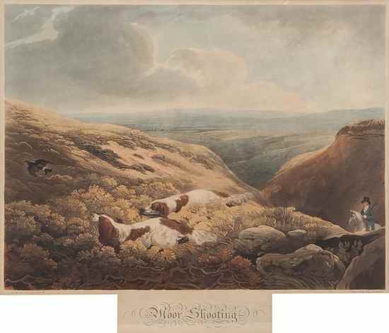 Appraisal: Philip Reinagle R A - Moor Shooting hand-coloured aquatint by