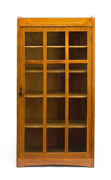 Appraisal: A Limbert glazed oak bookcase cabinet early th Century model