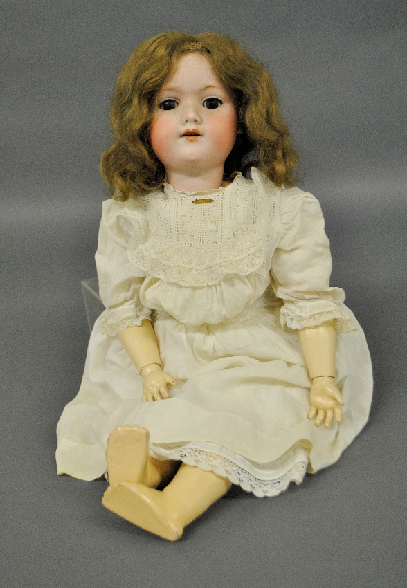 Appraisal: - Armand Marseille German bisque head doll with composition joints