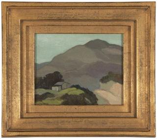 Appraisal: George Spangenberg ''Mist In The Valley'' signed lower left G