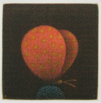 Appraisal: Yozo Hamaguchi Japanese - Papillon Rouge Mezzotint in colors ca