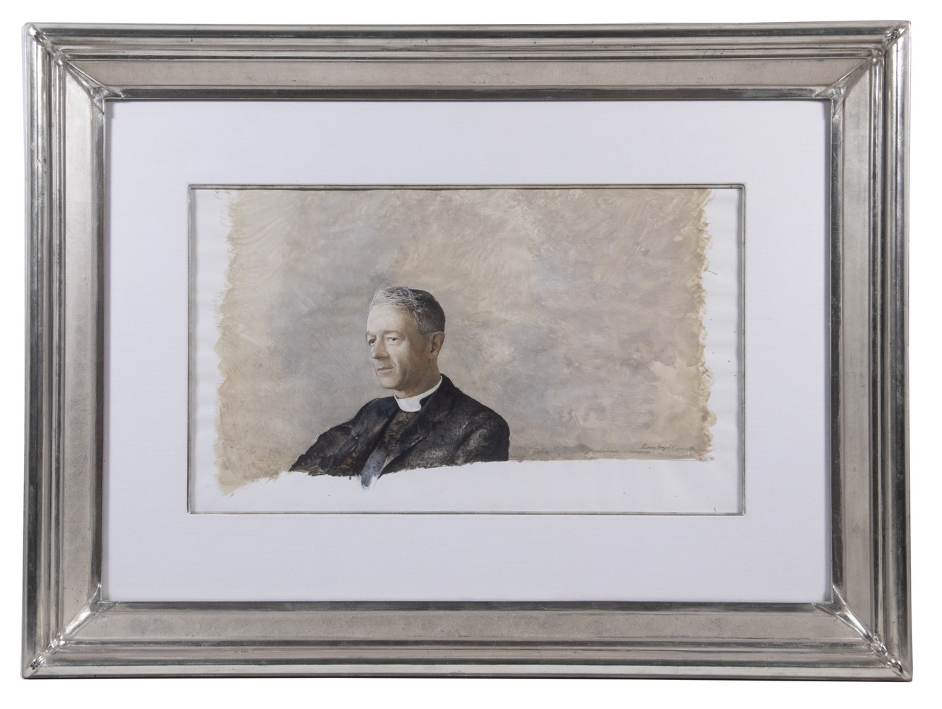 Appraisal: ANDREW NEWELL WYETH PA ME - Portrait of Bishop John