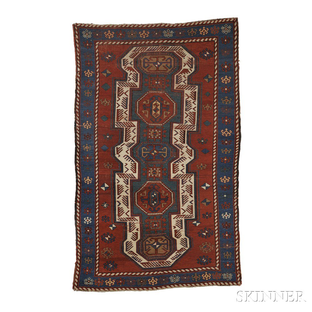 Appraisal: Sewan Kazak Rug Southwest Caucasus early th century the large