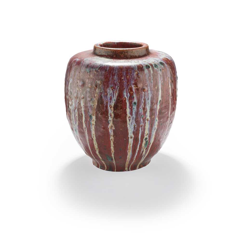 Appraisal: E MILE DE COEUR - VASE CIRCA high-fired stoneware impressed