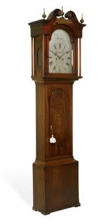 Appraisal: A SCOTTISH MAHOGANY TALL CASE CLOCK WILLIAM MORTIMER A SCOTTISH