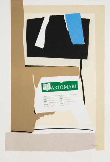 Appraisal: Robert Motherwell - america - la france variations vii b