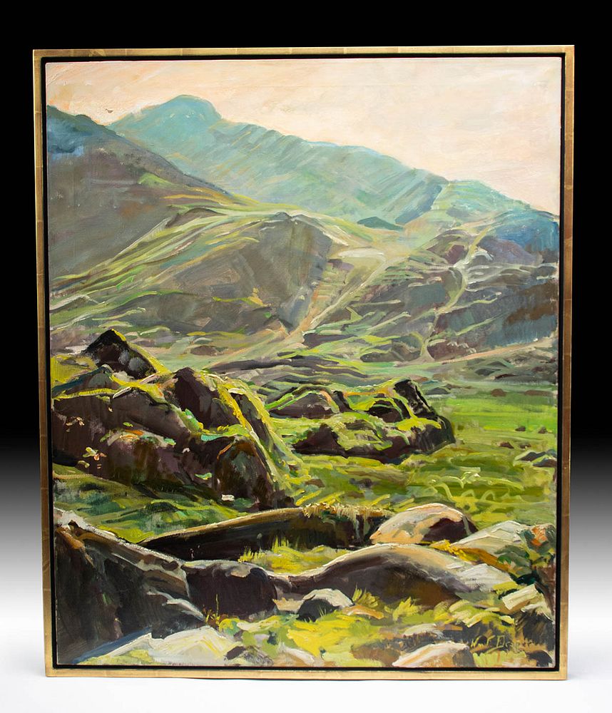 Appraisal: Exhibited W Draper Painting- Connor Pass Ireland William Draper American