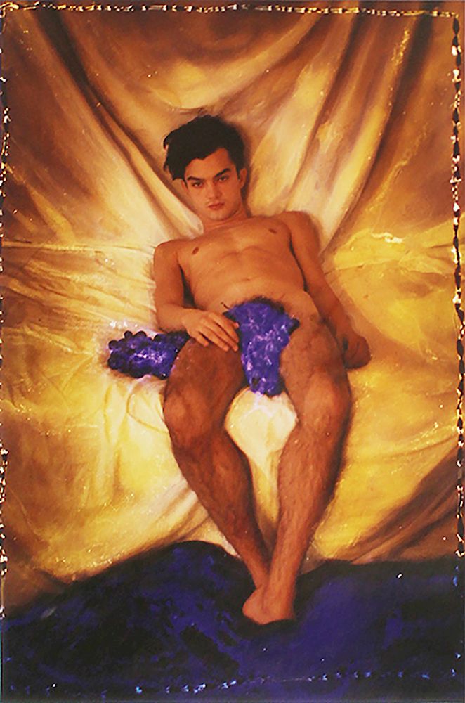 Appraisal: DAVID LACHAPELLE Nude Man on a Bed C-print Signed in