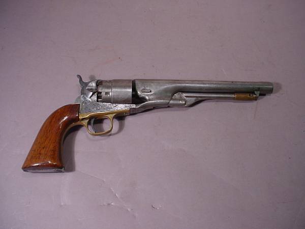 Appraisal: A Colt Model Army percussion revolver Serial no for caliber