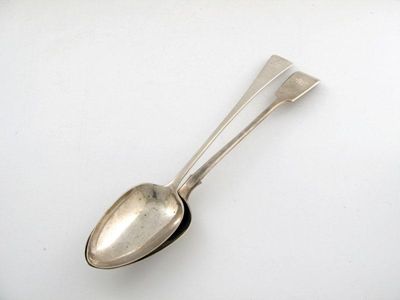 Appraisal: A George III Old English pattern basting spoon initialled London