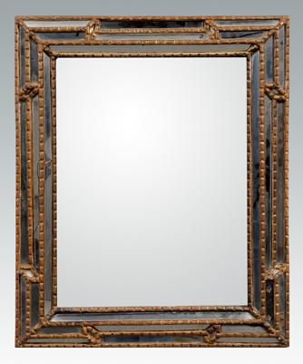 Appraisal: Gilt framed mirror multiple sections of gilt gesso framed panels