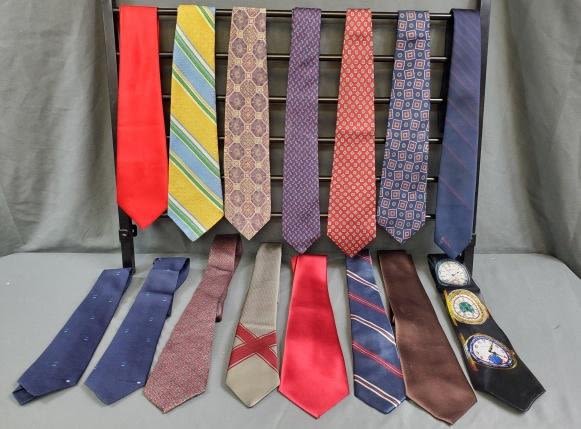 Appraisal: Group of Vintage Mens Ties including Oscar de la Renta