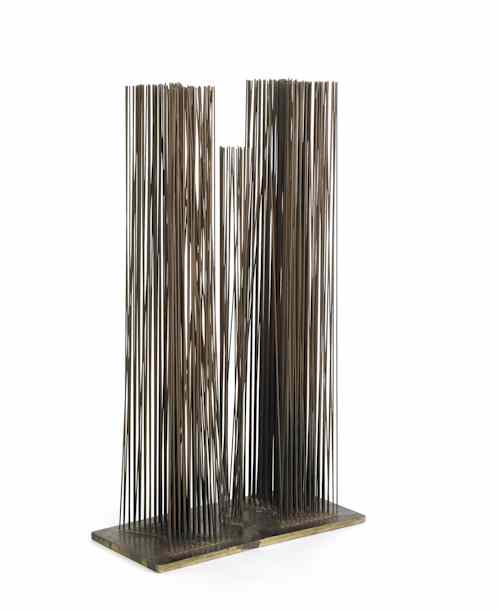 Appraisal: Harry Bertoia American - copper and brass sound sculpture h