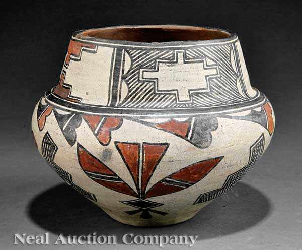 Appraisal: A Southwest Polychrome Pottery Jar possibly by Martina and Florentine