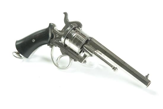 Appraisal: PINFIRE REVOLVER Guardian six-shot mm '' octagonal barrel nickel finish