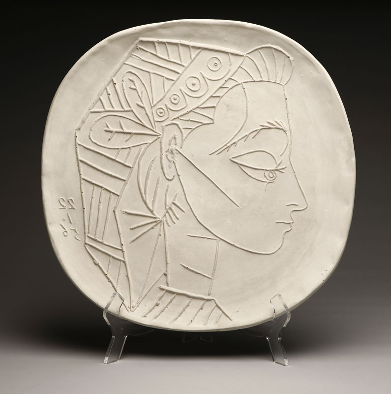 Appraisal: A Pablo Picasso terre de faience ceramic charger 'Profil de