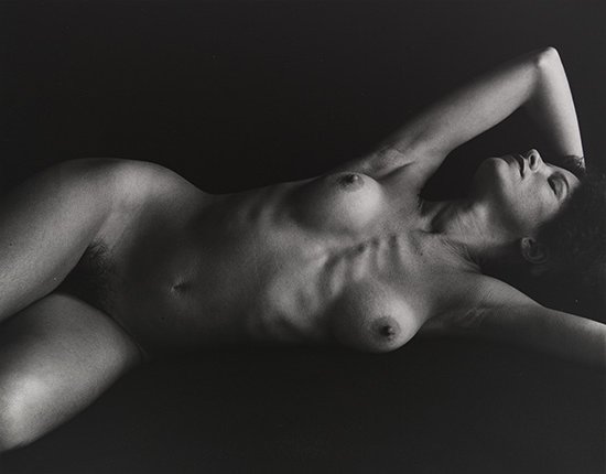 Appraisal: WESTON BRETT - Untitled nude Silver print x inches x