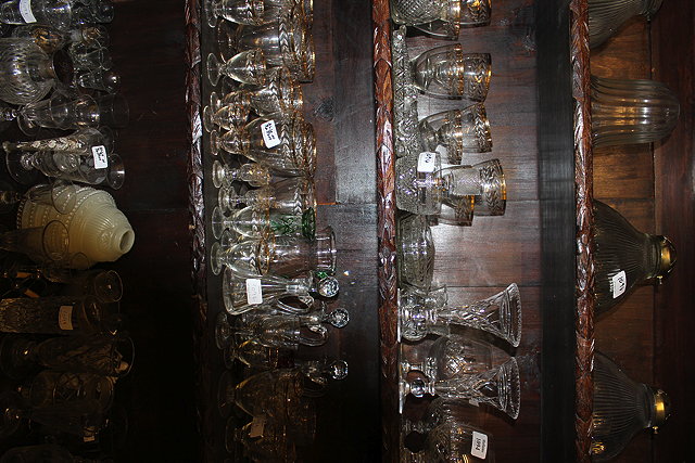 Appraisal: A QUANTITY OF GLASSWARE of various sorts to include vases