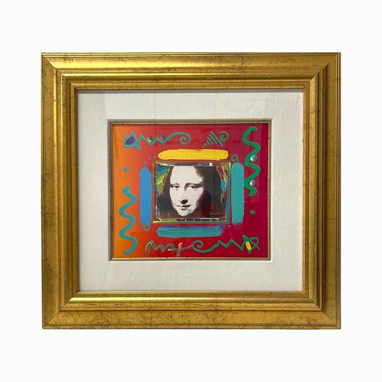 Appraisal: Peter Max American born Mona Lisa portrait by Peter Max