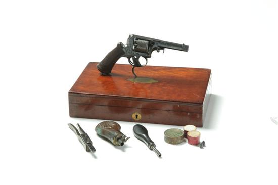 Appraisal: CASED ADAMS PATENT POCKET REVOLVER Manufactured by the Massachusetts Arms