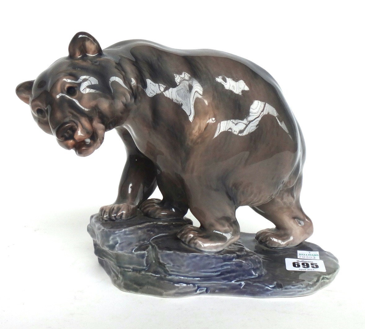 Appraisal: A Copenhagen porcelain model of a bear by Dahl Jensen