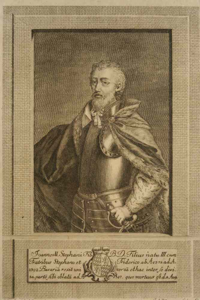 Appraisal: ENGRAVING - th Century German depicting King John II of