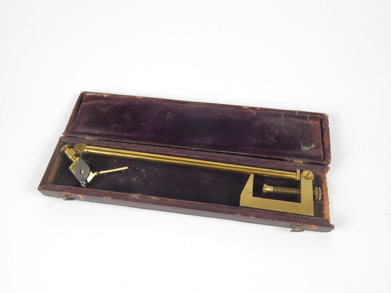 Appraisal: A Cary Co thC brass watchmaker's instrument boxed