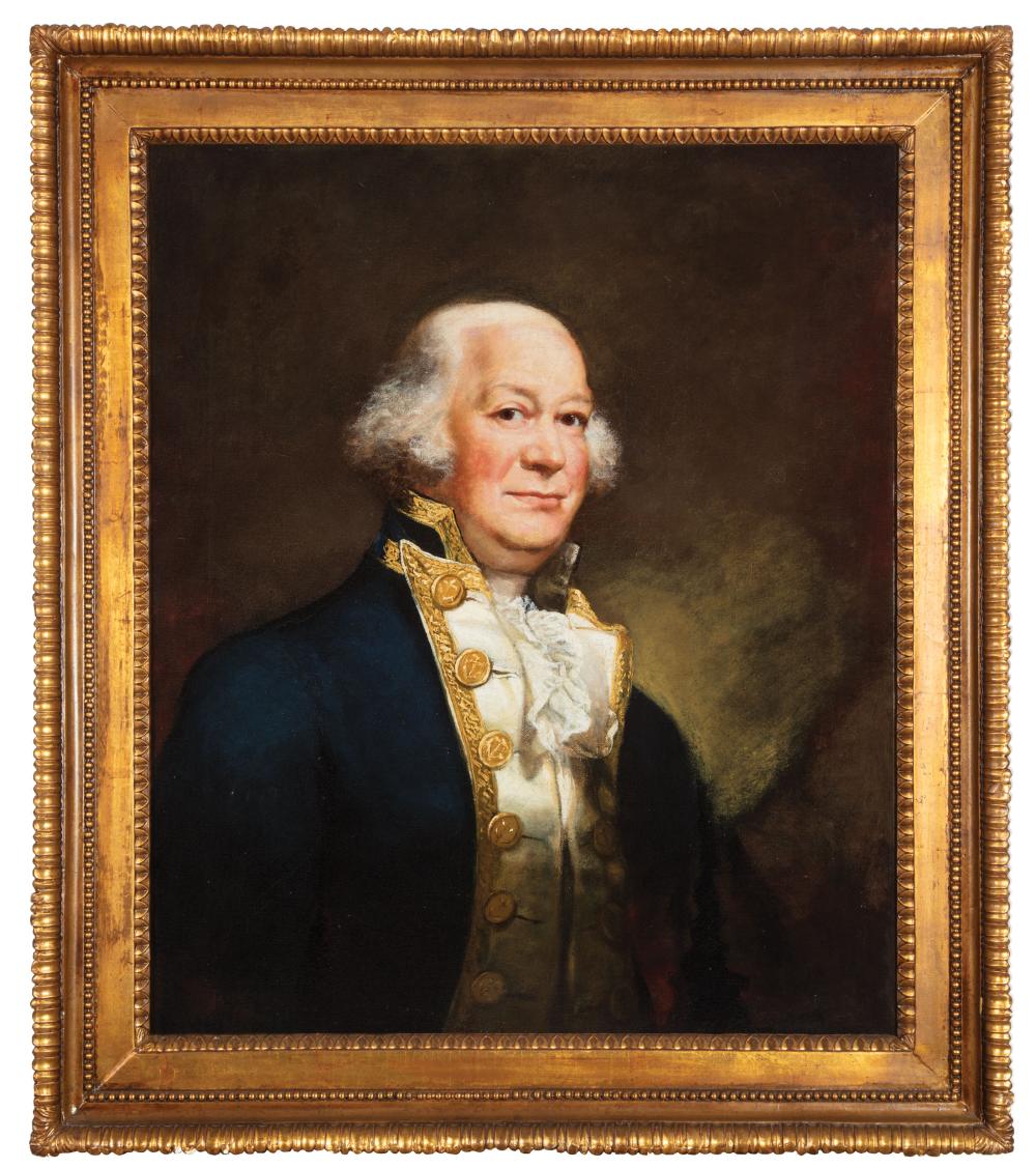 Appraisal: James Northcote British - Portrait of Admiral Christopher Mason c