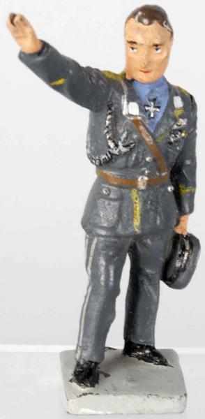 Appraisal: Lineol G ring Saluting in Luftwaffe Uniform Very nice early