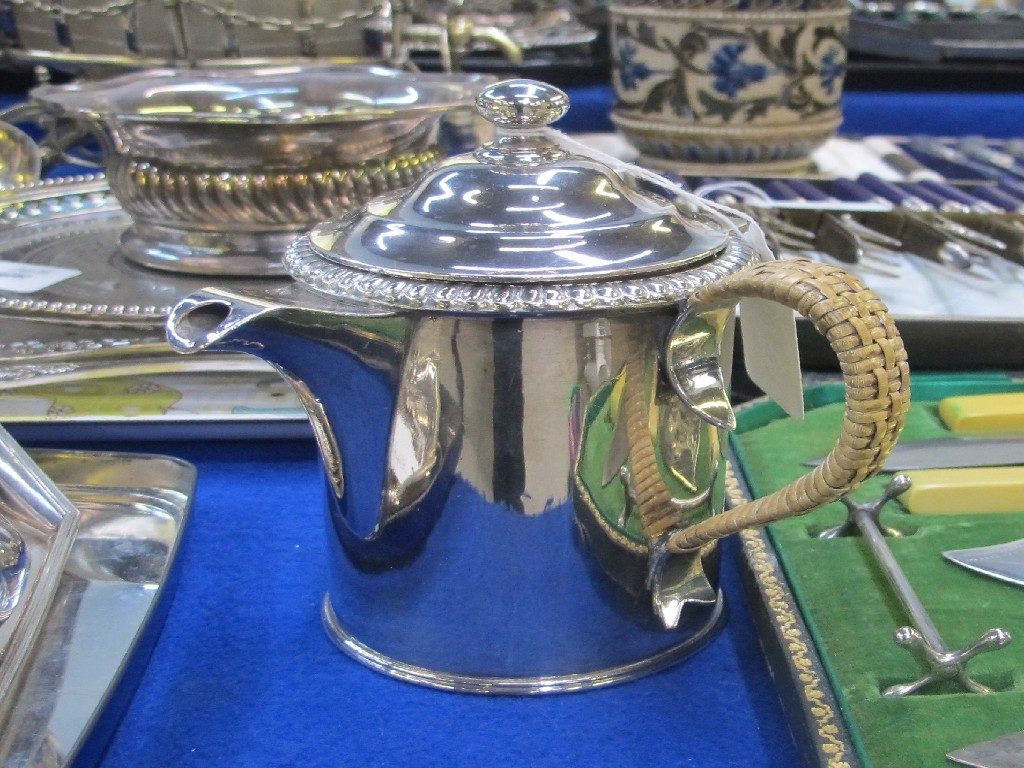 Appraisal: A silver plated Argyll