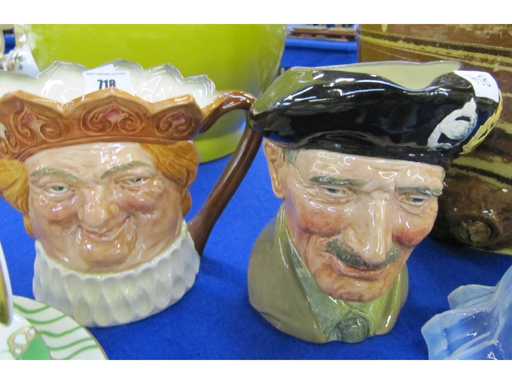 Appraisal: Two Royal Doulton character jugs to include 'Old King Cole'