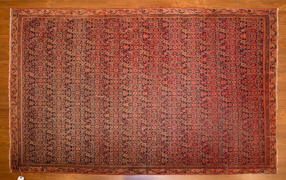 Appraisal: Antique Feraghan rug approx x Persia circa Condition Some wear