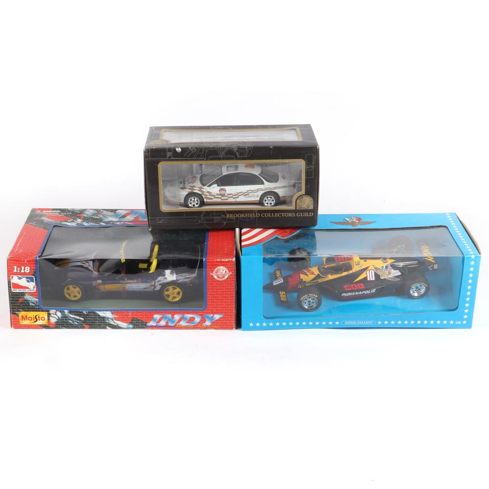 Appraisal: INDIANAPOLIS DIECAST PACE CARS INDY MINICHAMPS Indianapolis Diecast Pace Cars