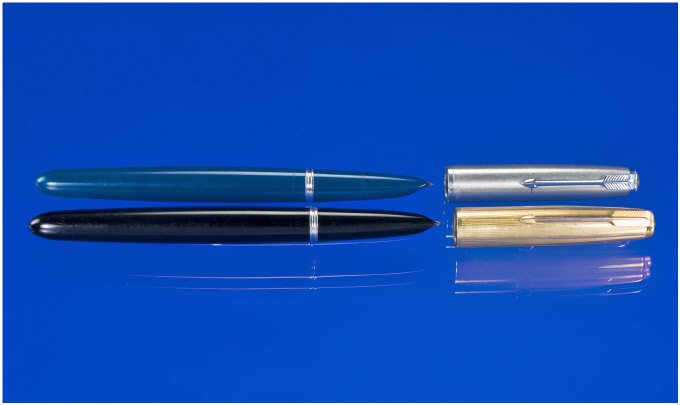 Appraisal: Parker Parker One custom black One classic Teal blue- Med